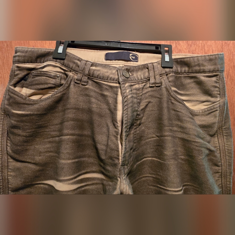 Just Cavalli RARE Brown&Tan Art Fade Vintage Cotton Pants UNISEX EU52 US36"/33" - Picture 16 of 16